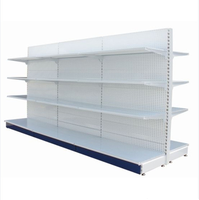 Double Sided Customized Supermarket Gondola Rack Shelves For Retail Store Supermarket Shelf