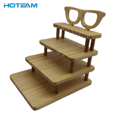 14 Years Factory Eco-Friendly Luxury Acrylic Wooden Sunglasses Display Stand Customized Fast Custom Made Eco-Friendly
