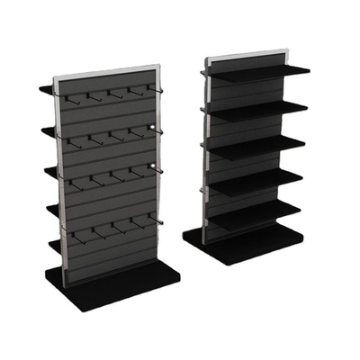 Double Sided Top Selling Pegboard Display Sneaker Rack Clear Storage Rack Hanging Shelves For Clothing Display Shelving Unique Design