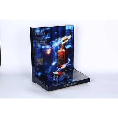 Easy L-shaped countertop retail store installation cosmetics skin care acrylic cosmetics skin care products display stand rack