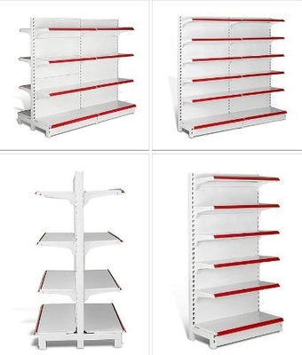 Double Sided Metal Shelve Units Deli Display