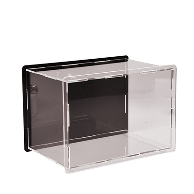 Super Mail Colored Acrylic Cube Display Rack Square 6 Sided Box Tray Retail Store Bracket Lucite Display Box