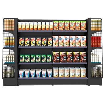 Double Sided High Quality Supermarket Shelves Gondola Double Sided Metal Racks /Supermarket Equipment For Shops