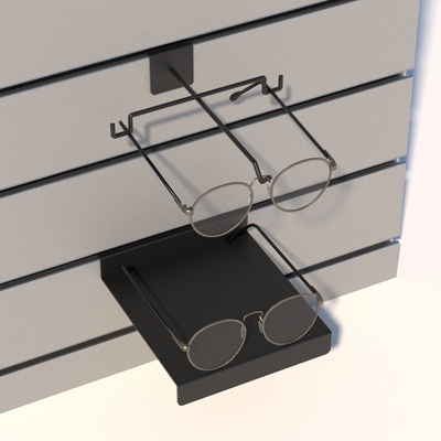 Easy Assembly Retail Slatwall Use Metal Display Stand Customization