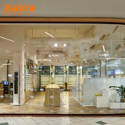 Furniture optical design fashion store wooden wall mounted sunglasses rack display for wholesale