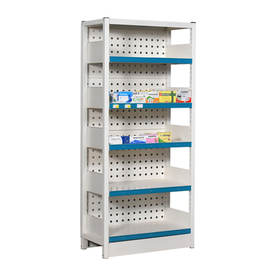 High Quality Double Sided Pharmacy Metal Structure Metal Structure Store Medicine Medical Display Rack