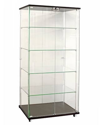 Commercial Glass Storage Cabinet Display Case For Smoke Shop