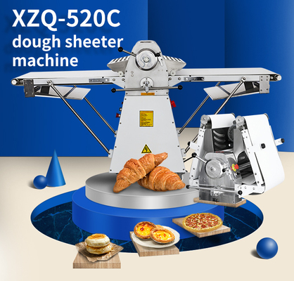 Xuzhong Commercial Automatic Rack Table Top Dough Sheeter Bakery Bread Croissant Dough Sheeter Supply Machine