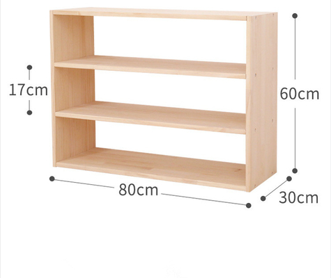 (Other)Adjustable Promotional Colorful Cute Wooden Multifunctional Toy Storage Shelf Rack Children Toy