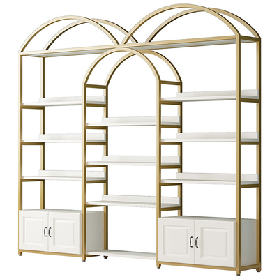 Solid Color Shopping Mall Shelf Supermarket Simple Minimalist Customizable Merchandise Display Rack